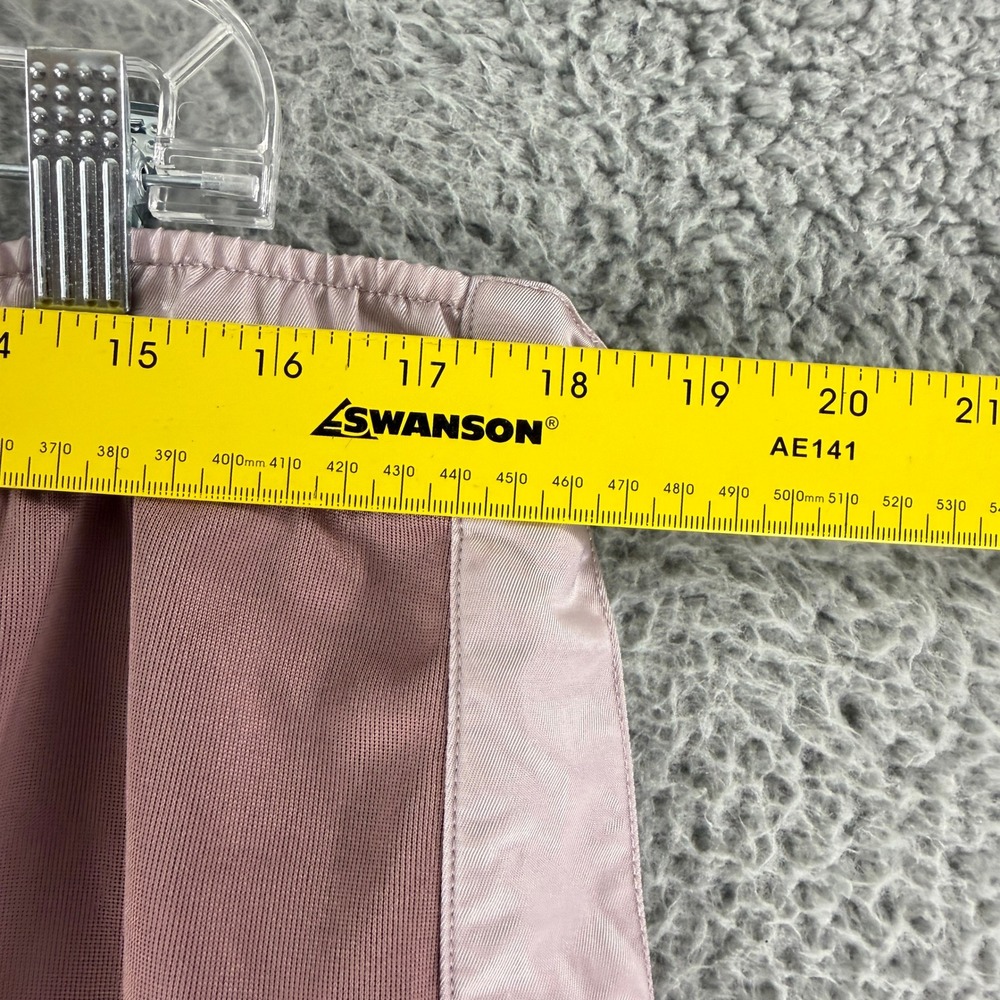 Nike Air Track Pants Womens XL Mauve Satin Trim Wide Leg Breakaway Snap Pants - Picture 4 of 12